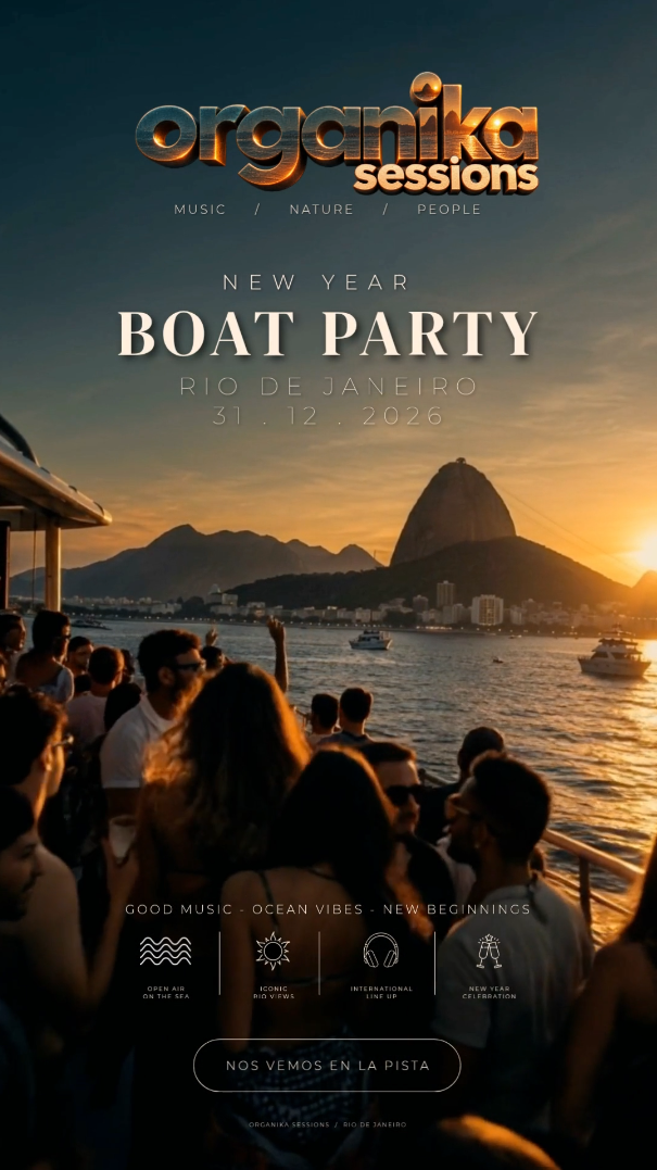 Organika Sessions, New Year Boat Party, Río de Janeiro, 31.12.2026